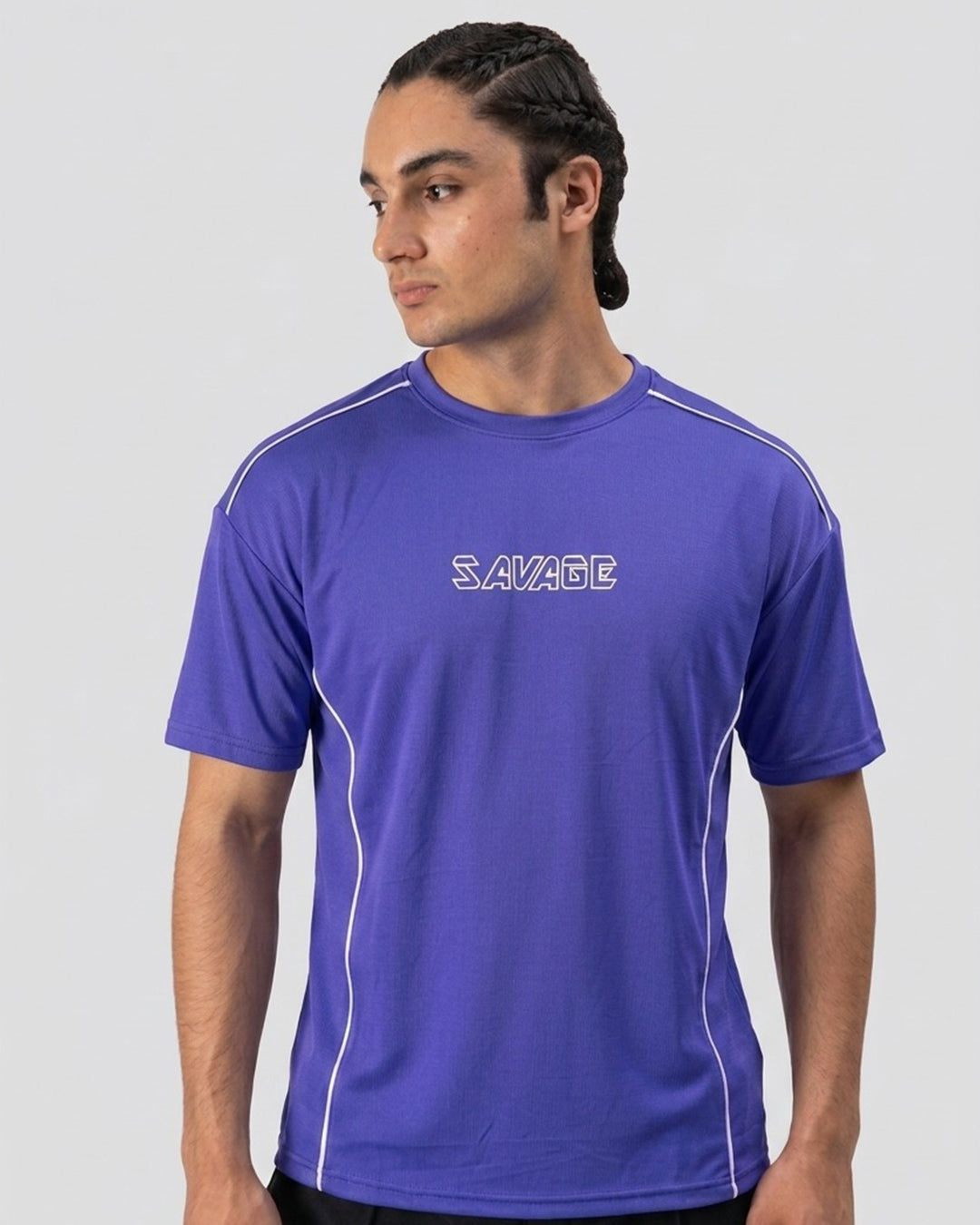 Purple Savage Graphic T-Shirt T7