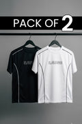 Black and white T-Shirt - Pack of 2