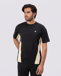 Black Panel Logo T-Shirt T13