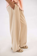 Relaxed Fit Lounge Trousers – Beige J3