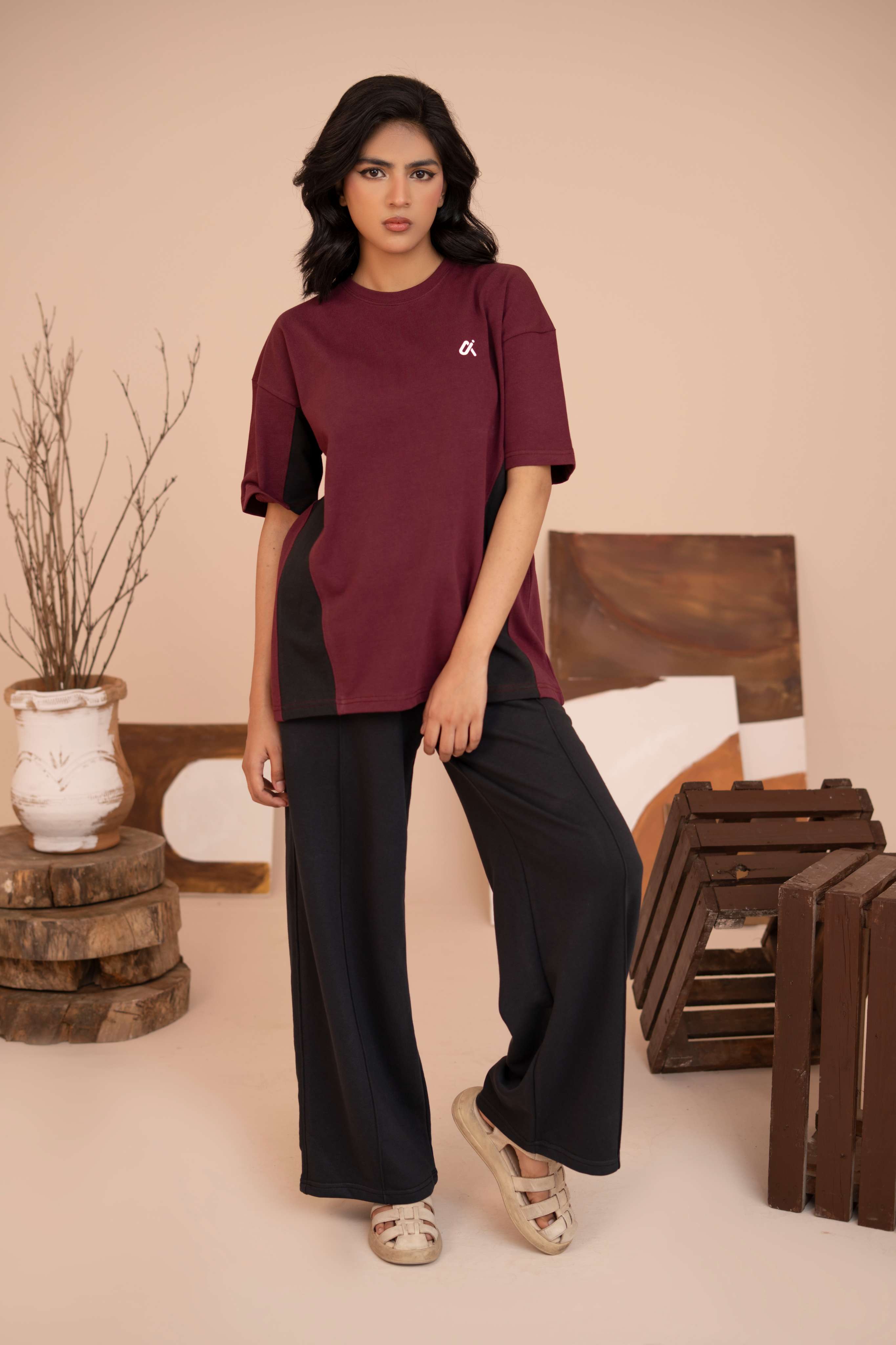 Relaxed Fit Lounge Trousers – Black J2