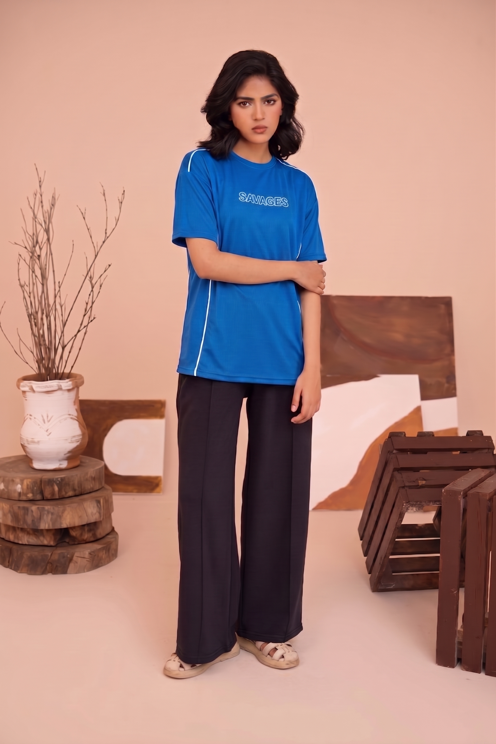 Electric Blue SAVAGES Sport Tee S9
